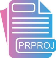 PRPROJ Digital Tech Element vector