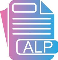 ALP Thin Graphic Shape vector