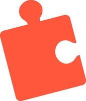 Puzzle Piece with Rounded Edges vector