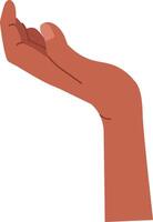 Open Hand Gesture Element vector