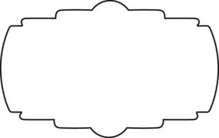 Elegant Retro Frame Template vector