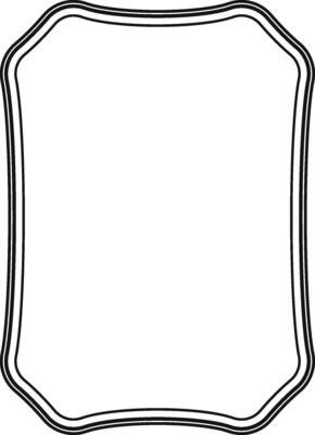 Elegant Curved Frame Outline