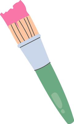 Paintbrush with Paint