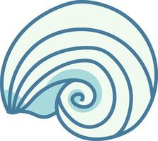 Nautilus Shell Drawing vector