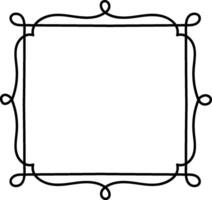 Elegant Ornamental Square Frame vector