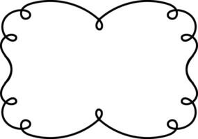 Decorative Swirl Frame vector