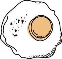 Sketch of a Fried Egg vector