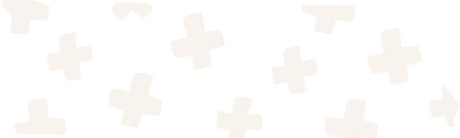 Abstract Geometric Cross Pattern vector