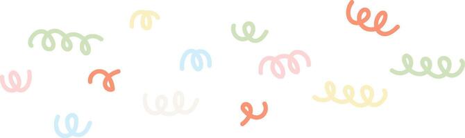 Playful Abstract Swirl Pattern vector