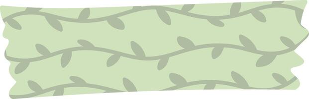 Floral Pattern Washi Element vector