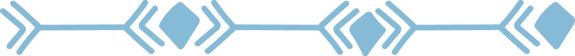 Geometric Arrow Pattern Border vector
