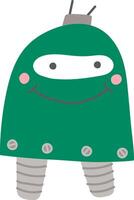 Cute Robot with Antennas vector