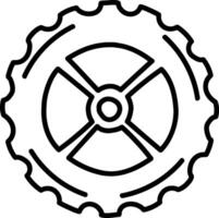 Gear Radial Design Element vector
