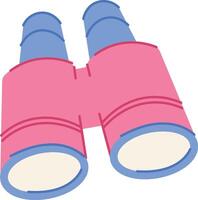 Binoculars with Simple Shapes vector