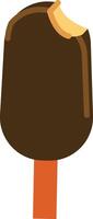 Ice Cream Bar with Bite vector