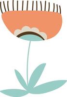 Folk Abstract Flower Floral Design vector