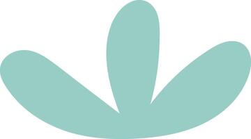 Abstract Leaf Shape Illustration vector