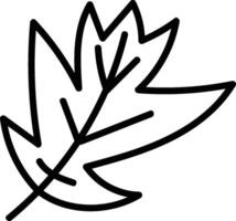 Tree Leaf Doodle Element vector