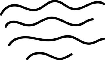 Wavy Line Patterns vector