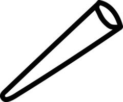 Outline of a Icicle vector