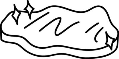 Melting Glacier Sketch vector