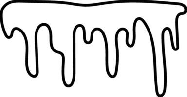 Melting Ice Sketch vector