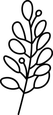 Leafy Branch Line Drawing