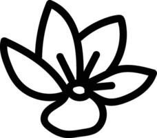 Outline Flower Drawing vector