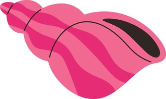 Abstract Seashell Illustration vector