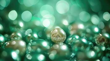 Natural colored pearls create a stunning, shimmering background that captivates with beauty and elegance photo