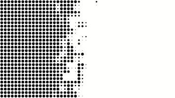 Dense Halftone Dot Pattern Fading Right to Left video