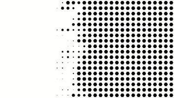Hexagonal Halftone Pattern Fading Horizontally video