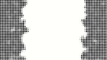 Halftone Circles Converging and Expanding Effect video