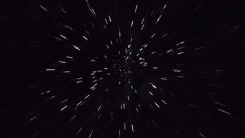 Sparkling starfield with dynamic light streaks. Perfect for spacethemed designs, futuristic backgrounds, or dynamic motion graphics projects. video