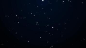 Abstract background animation stars looping video