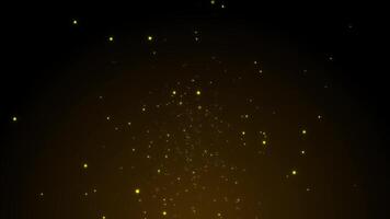 Abstract Seamless Golden Particle Loop Light Dust Background video