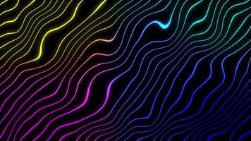 Abstract Lines Colorful background Animation video