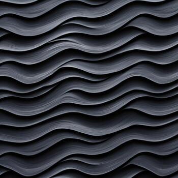A black and white abstract background with waves photo