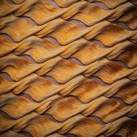 A close up of a wavy pattern made of wood photo