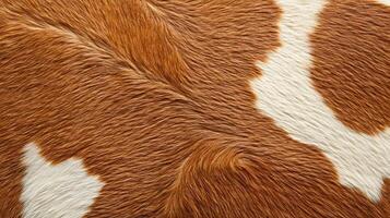 A close up of a cow's skin photo
