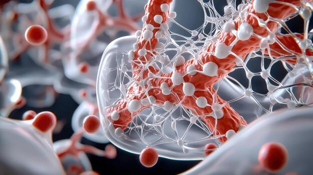 The human body is made up of many different types of cells photo