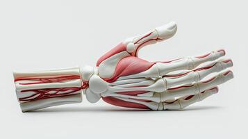 A model of a hand with a hand and arm photo