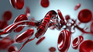 Blood flow, 3d illustration, blood flow, blood flow, blood flow, blood flow, photo