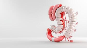 The human stomach and colon photo