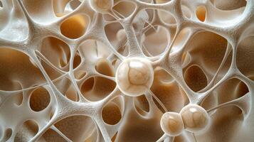 A close up of the inside of a cell photo