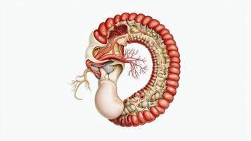 An illustration of the human colon photo