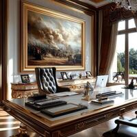 A painting on the wall photo