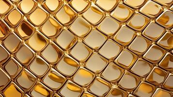 Golden snake skin texture background photo