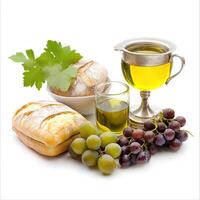A bowl of grapes photo