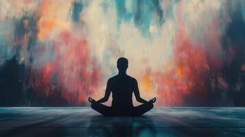 Meditation in Colourful Calm photo